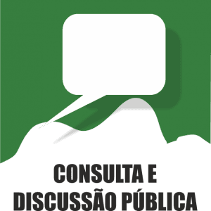 Ícone com balão de fala branco e mão em gesto de comunicação sobre fundo verde — abre num novo separador