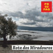 Vale coberto de neblina com árvore ao pôr do sol e montanhas ao fundo — abre num novo separador
